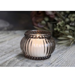 Porta tealight in vetro con...