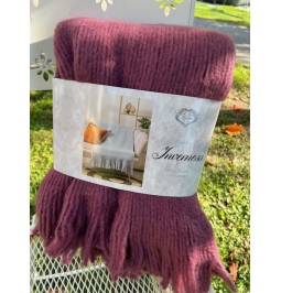 Plaid effetto Mohair con...